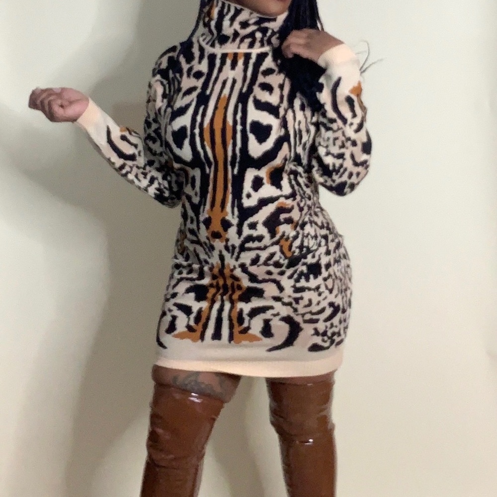 Knitted Sweater Dress